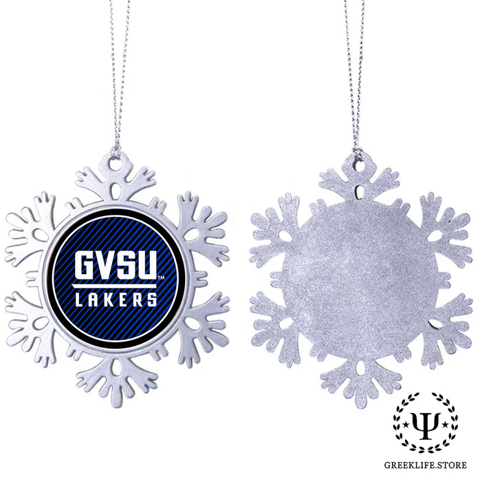 Grand Valley State University Christmas Ornament - Snowflake Metal