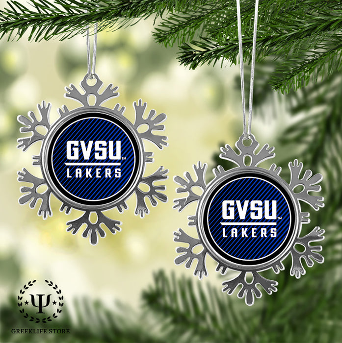 Grand Valley State University Christmas Ornament - Snowflake Metal