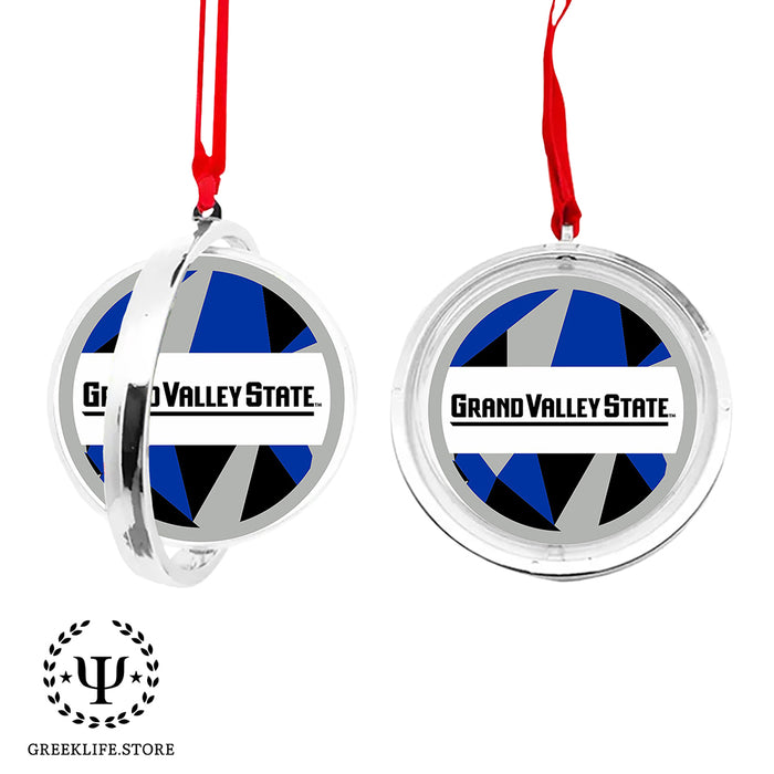 Grand Valley State University Christmas Reversible Flat Round Ornament
