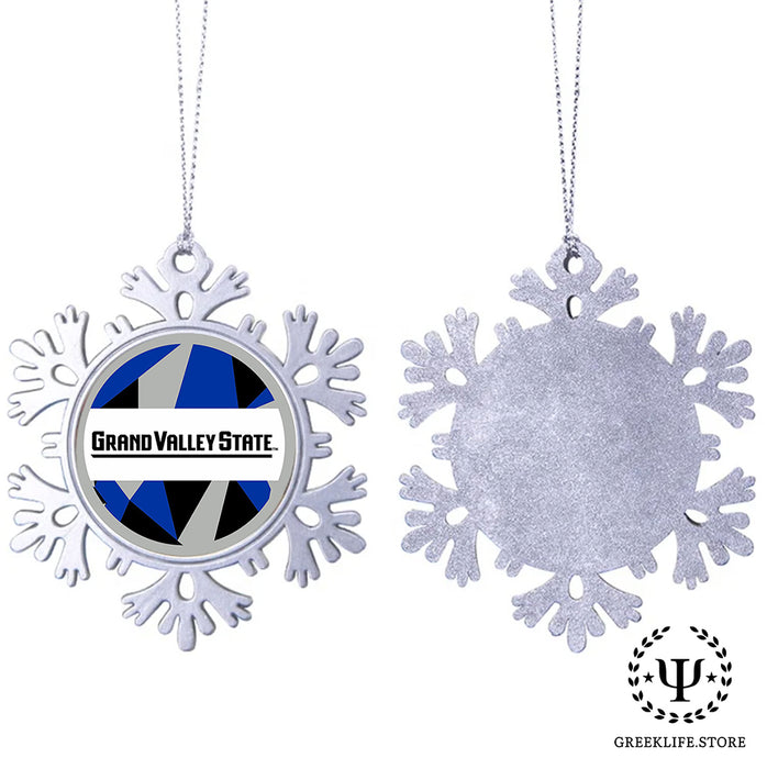 Grand Valley State University Christmas Ornament - Snowflake Metal