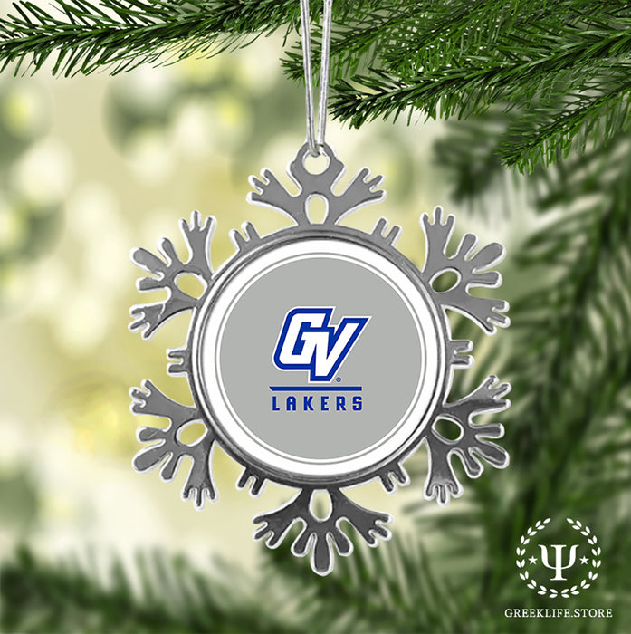 Grand Valley State University Christmas Ornament - Snowflake Metal