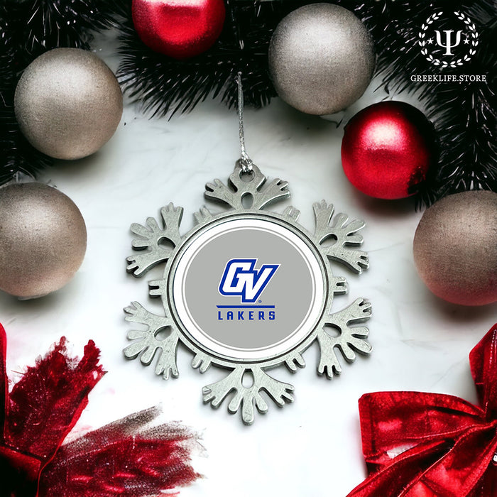 Grand Valley State University Christmas Ornament - Snowflake Metal