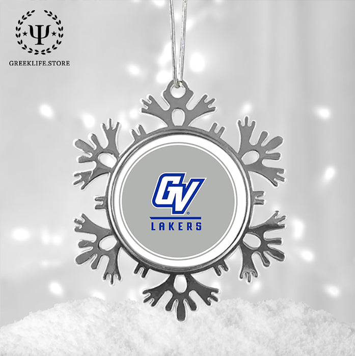 Grand Valley State University Christmas Ornament - Snowflake Metal