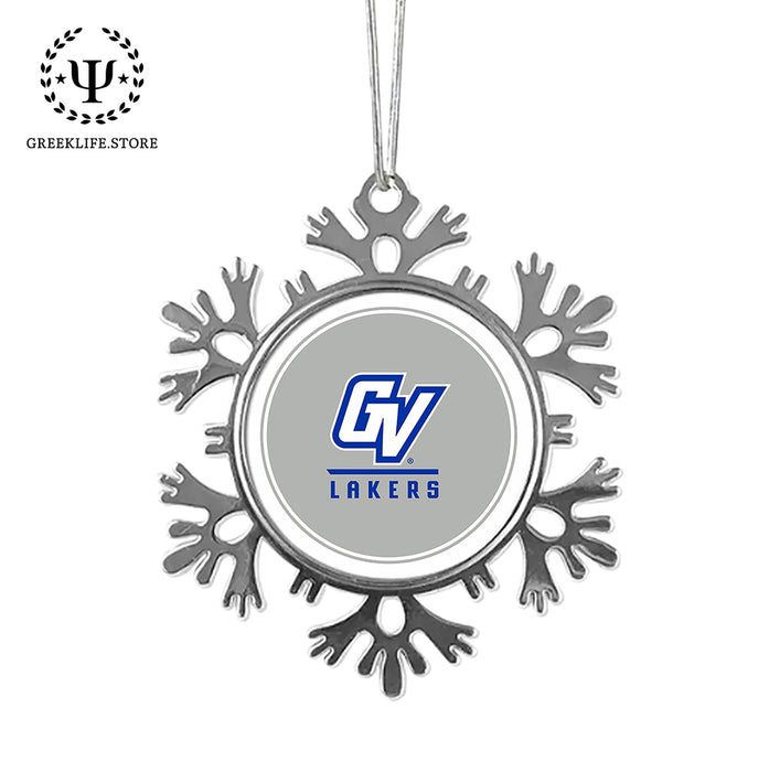 Grand Valley State University Christmas Ornament - Snowflake Metal
