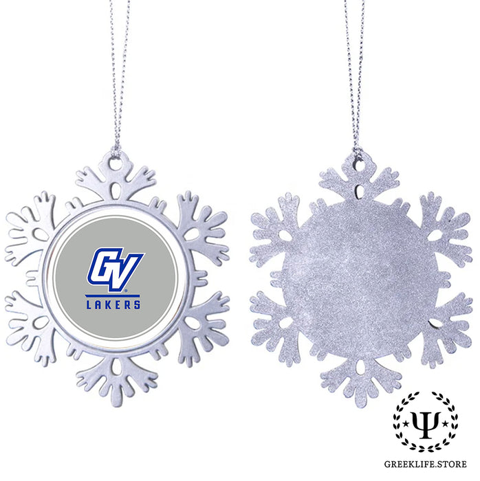 Grand Valley State University Christmas Ornament - Snowflake Metal