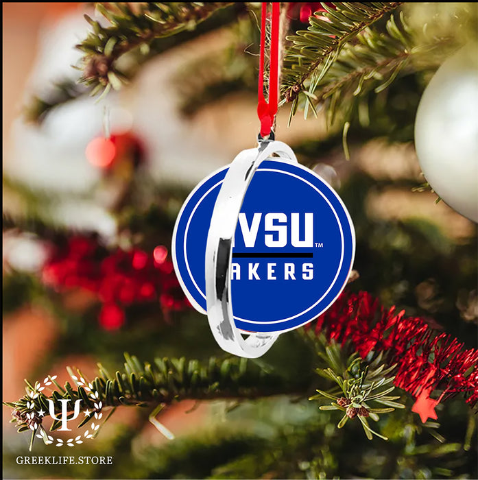 Grand Valley State University Christmas Reversible Flat Round Ornament
