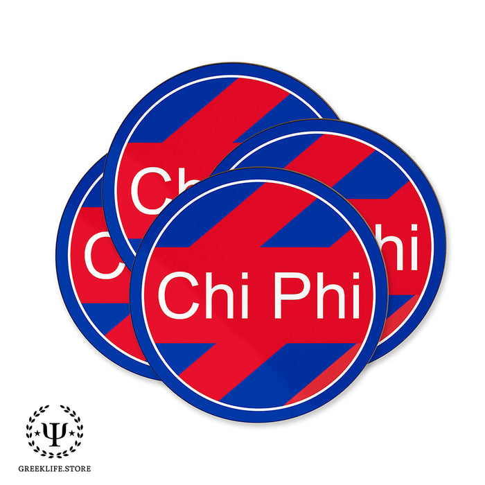 Chi Phi Beverage coaster round (Set of 4)