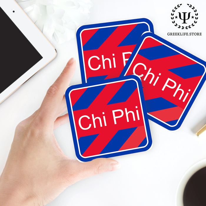 Chi Phi Beverage Coasters Square (Set of 4)