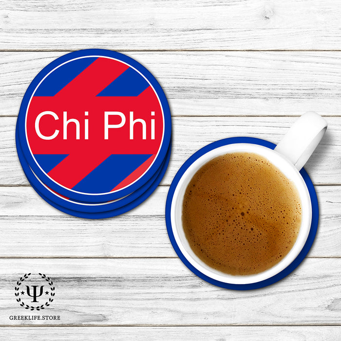 Chi Phi Beverage coaster round (Set of 4)