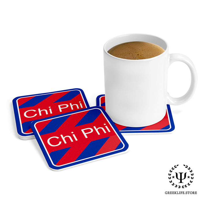 Chi Phi Beverage Coasters Square (Set of 4)