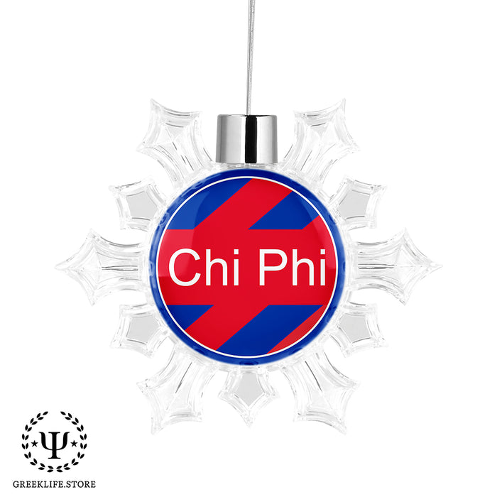 Chi Phi Christmas Ornament - Snowflake