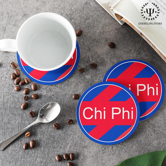 Chi Phi Beverage coaster round (Set of 4)