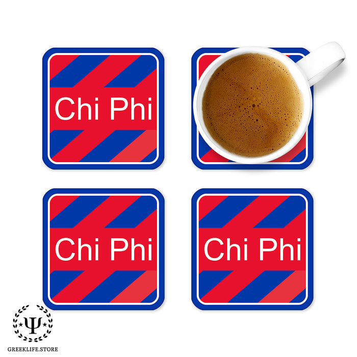 Chi Phi Beverage Coasters Square (Set of 4)