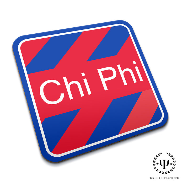 Chi Phi Beverage Coasters Square (Set of 4)