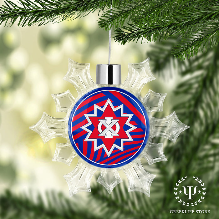 Chi Phi Christmas Ornament - Snowflake