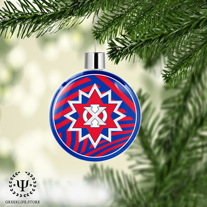 Chi Phi Christmas Ornament Flat Round