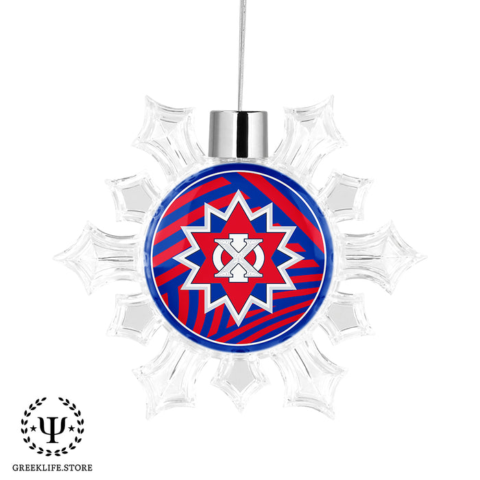 Chi Phi Christmas Ornament - Snowflake