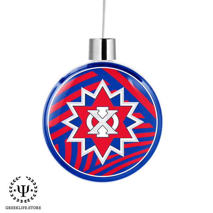 Chi Phi Christmas Ornament Flat Round