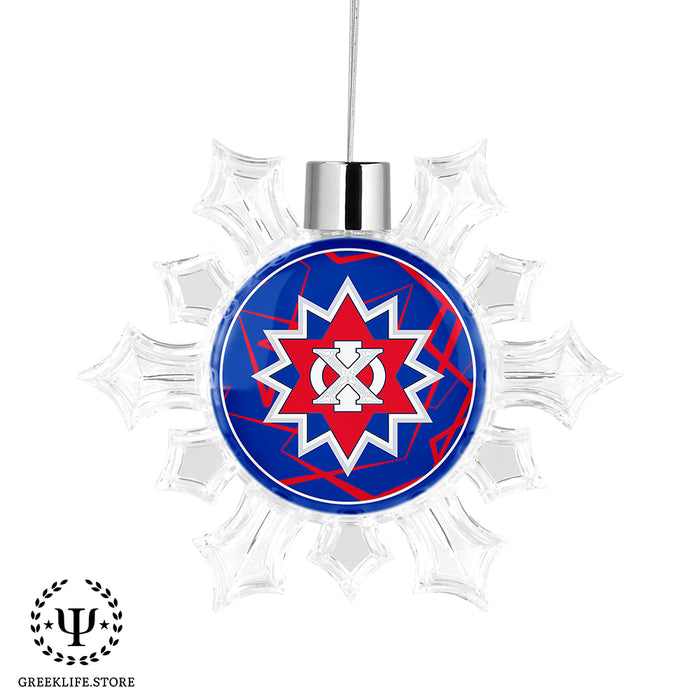 Chi Phi Christmas Ornament - Snowflake