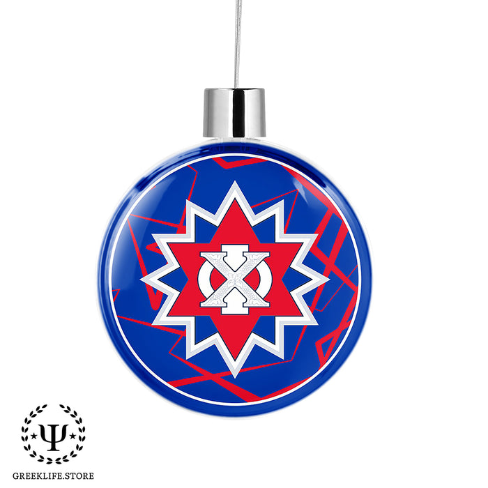 Chi Phi Christmas Ornament Flat Round