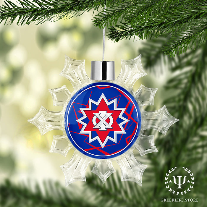 Chi Phi Christmas Ornament - Snowflake