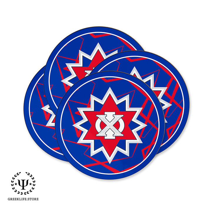 Chi Phi Beverage coaster round (Set of 4)