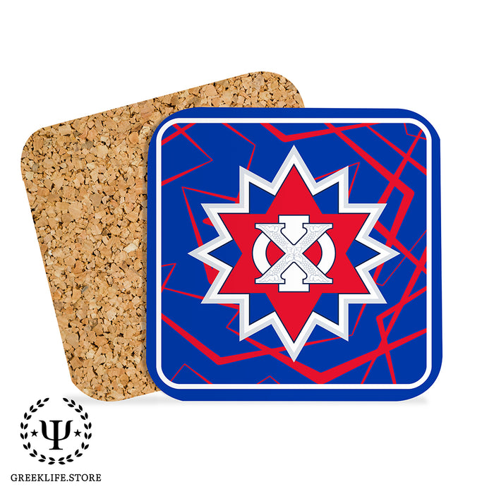 Chi Phi Beverage Coasters Square (Set of 4)