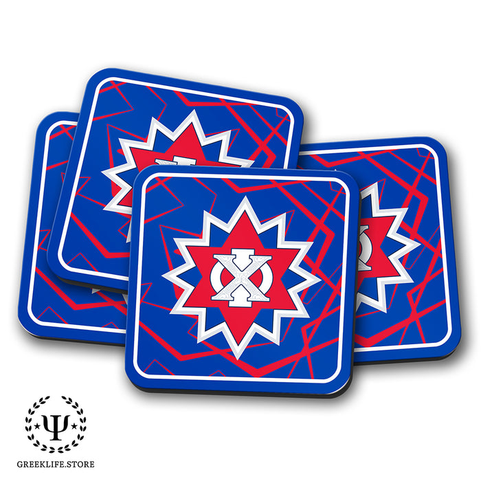 Chi Phi Beverage Coasters Square (Set of 4)