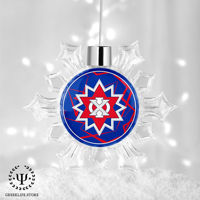 Chi Phi Christmas Ornament - Snowflake