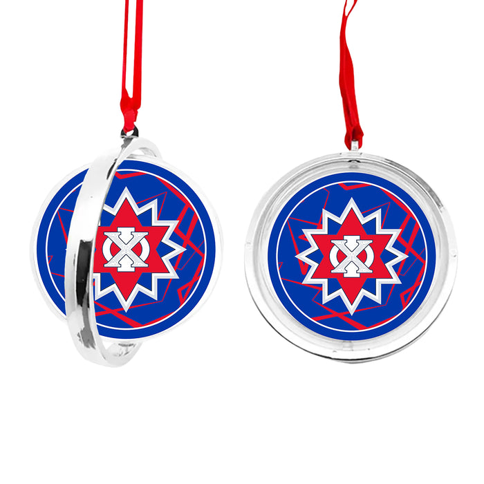 Chi Phi Christmas Reversible Flat Round Ornament