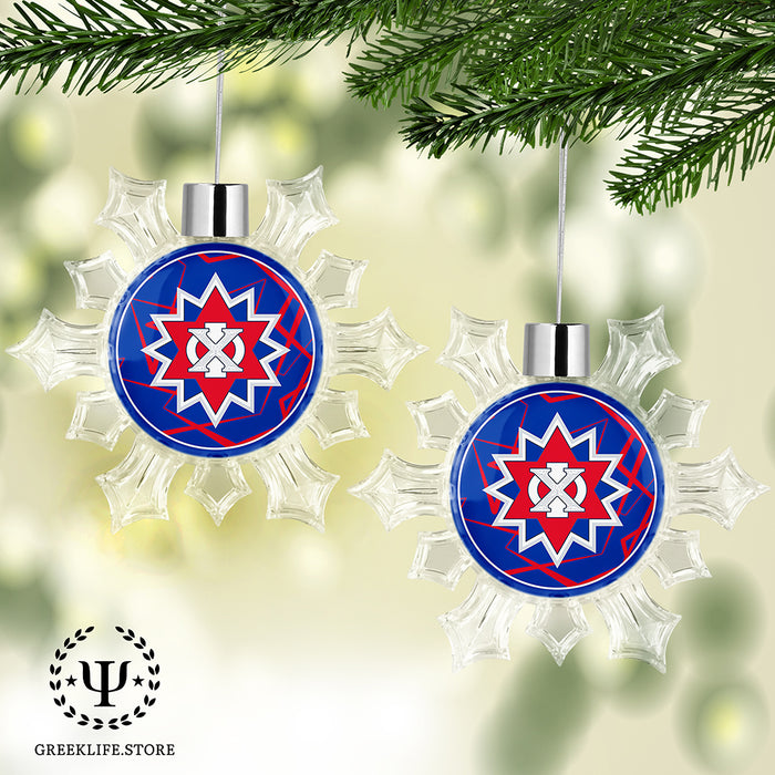 Chi Phi Christmas Ornament - Snowflake