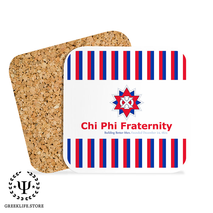 Chi Phi Beverage Coasters Square (Set of 4)