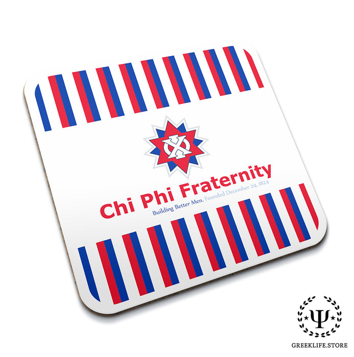 Chi Phi Beverage Coasters Square (Set of 4)