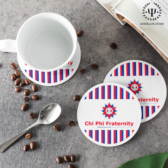 Chi Phi Beverage coaster round (Set of 4)