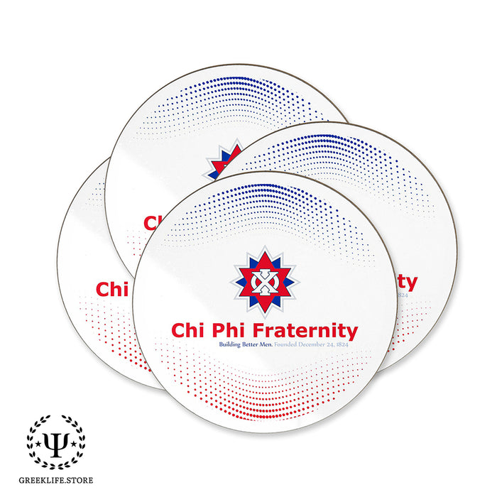 Chi Phi Beverage coaster round (Set of 4)