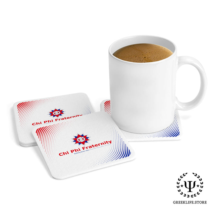 Chi Phi Beverage Coasters Square (Set of 4)