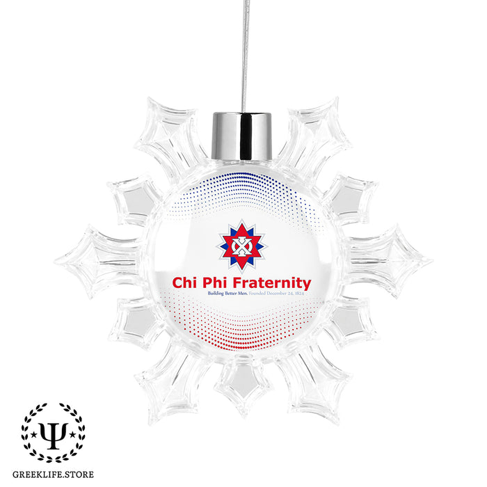 Chi Phi Christmas Ornament - Snowflake