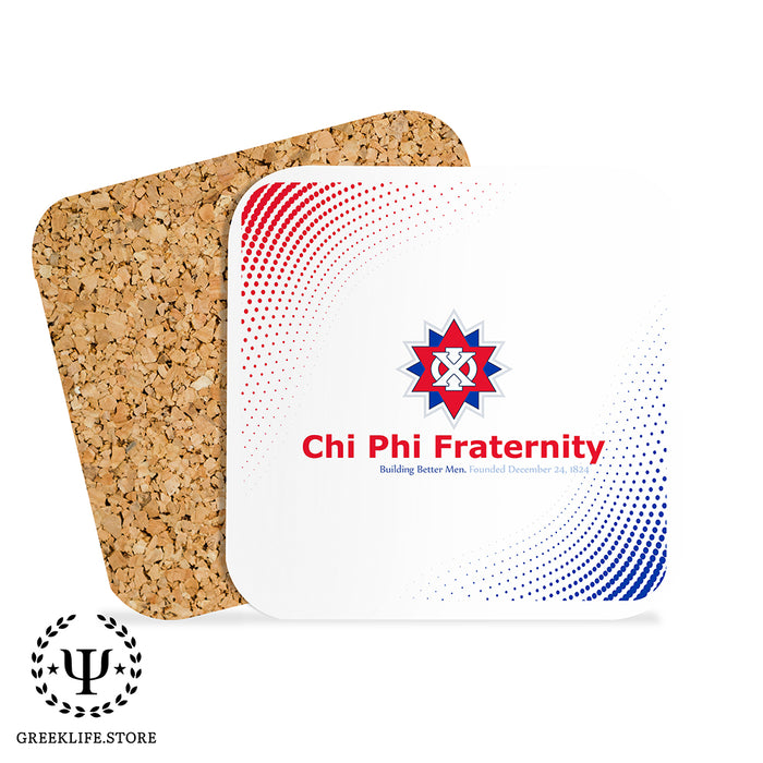 Chi Phi Beverage Coasters Square (Set of 4)