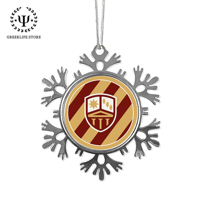 Phi Kappa Theta Christmas Ornament - Snowflake Metal