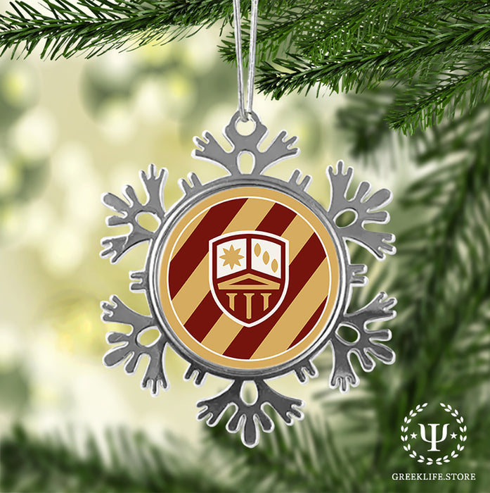Phi Kappa Theta Christmas Ornament - Snowflake Metal
