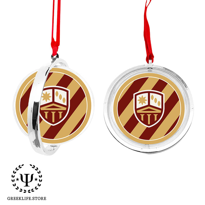 Phi Kappa Theta Christmas Reversible Flat Round Ornament