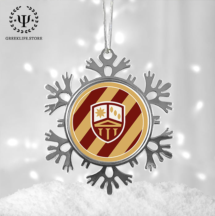 Phi Kappa Theta Christmas Ornament - Snowflake Metal
