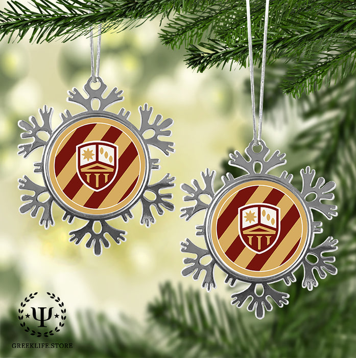 Phi Kappa Theta Christmas Ornament - Snowflake Metal