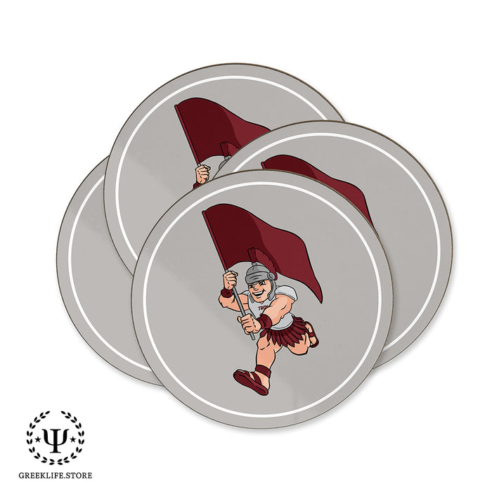 Troy University Beverage coaster round (Set of 4)