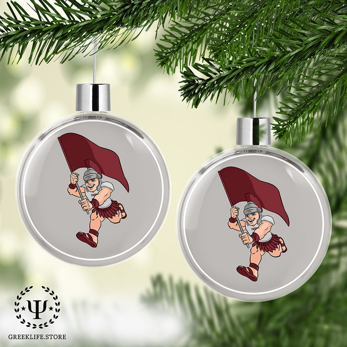 Troy University Christmas Ornament Flat Round