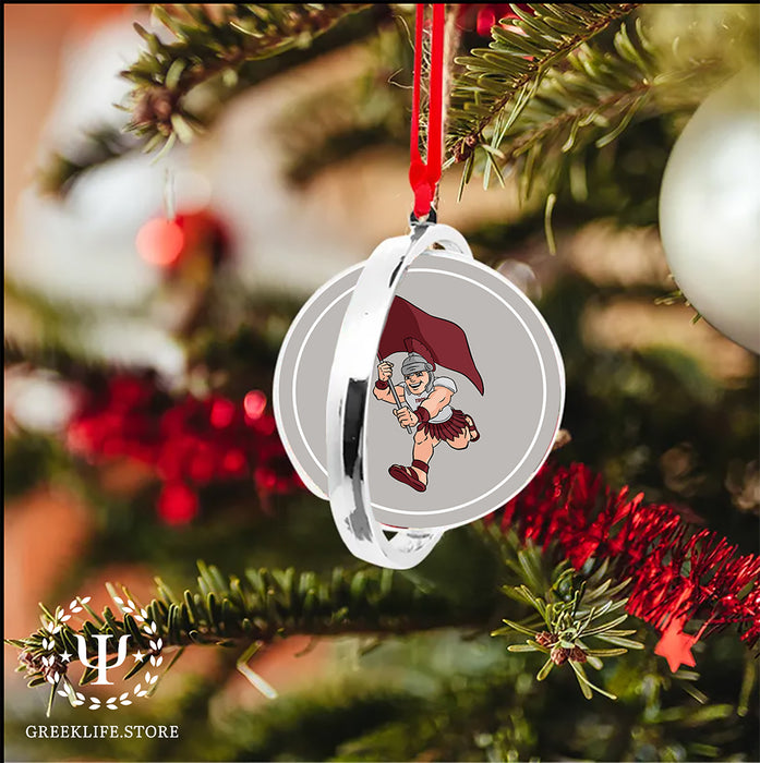 Troy University Christmas Reversible Flat Round Ornament