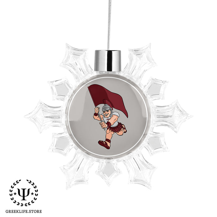 Troy University Christmas Ornament - Snowflake