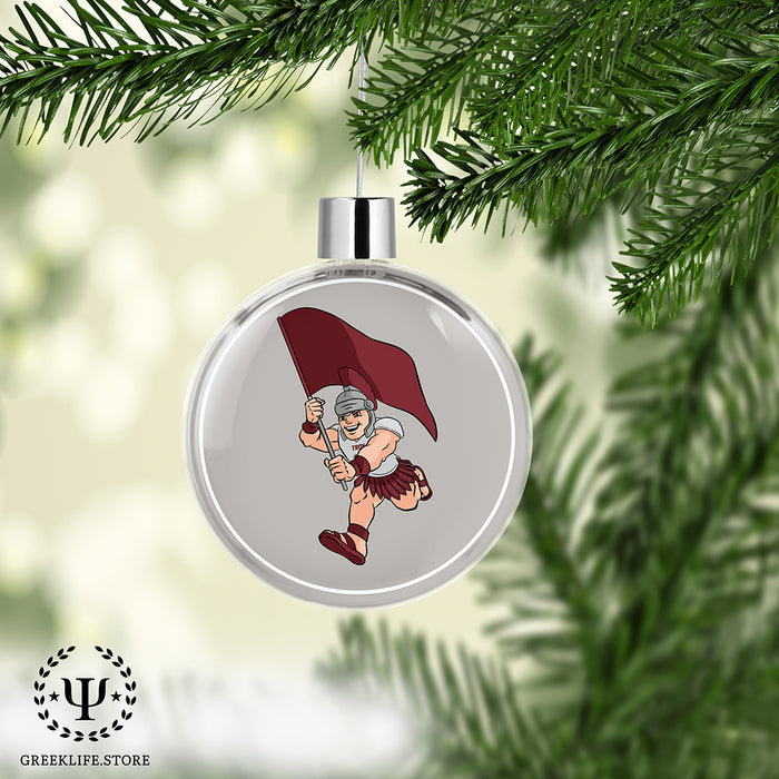 Troy University Christmas Ornament Flat Round