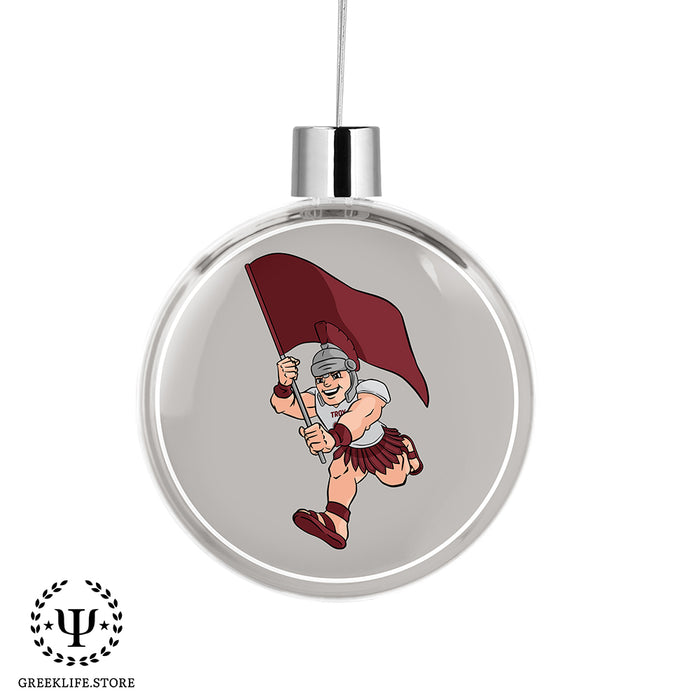 Troy University Christmas Ornament Flat Round