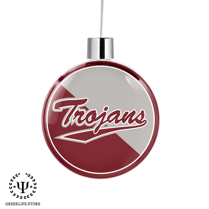 Troy University Christmas Ornament Flat Round